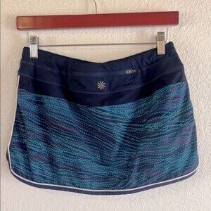 Blue and Black Mini Tennis Running pickleball Athleisure Skirt size 4